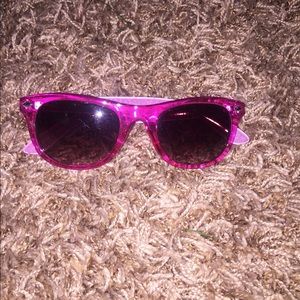 Hot pink cheetah sunglasses